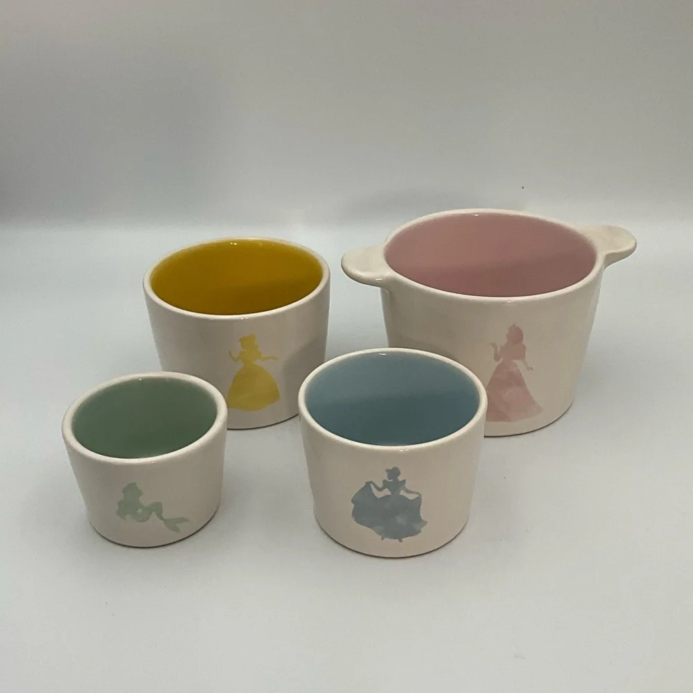 Disney Princess Measuring Cup Set of 4 Rae Dunn